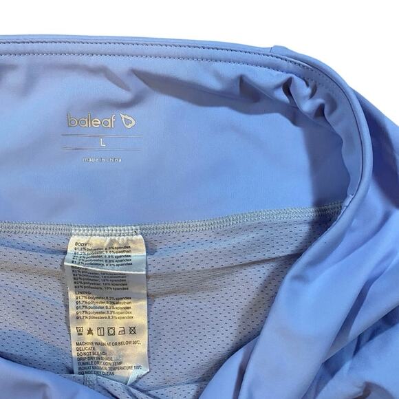 Baleaf Pleated Blue Skort - L - Picture 4 of 5